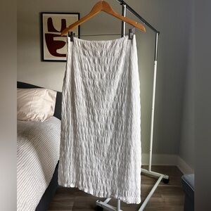 Mara Hoffman midi white skirt - M - NWOT